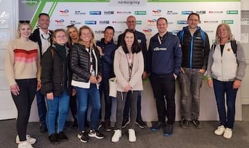 MBA Team with the Press Officer of the 24h Race, Michael Kramp